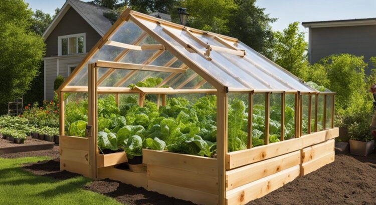 building cold frames and mini-greenhouses for raised bed gardening