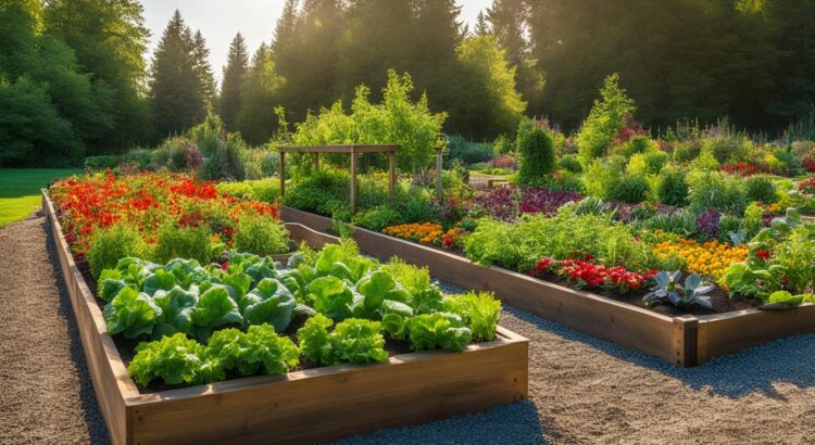 raised bed garden aesthetics and landscaping ideas
